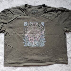 Life is Good boxy crusher tee